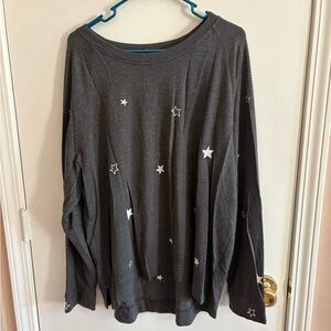 Lou & Grey Charcoal Light Weight Sweatshirt